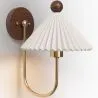 Gealterte Goldene Wandleuchte - Vintage Wandlampe - Leig image 7