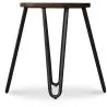 Hairpin Hocker - 42cm - Dunkles Holz und Metall  image 7