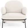 Designer-Sessel - Bezogen mit Bouclé-Stoff - Alia image 7