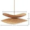 Hängelampe aus Rattan - Boho Bali - Buju image 7
