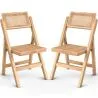 2 Pack Esszimmerstuhl aus Canage-Rattan und Holz - Umbra image 7