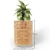 Runder Bodenpflanztopf - Boho-Stil - 28 CM - Laers image 7