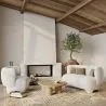 2/3-Sitzer Sofa - Bezogen mit Bouclé-Stoff - Magnolia image 7