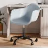 Bürostuhl mit Armlehnen - Drehstuhl mit Rollen - Weston Schwarz Gestell image 7