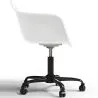 Bürostuhl mit Armlehnen - Drehstuhl mit Rollen - Weston Schwarz Gestell image 7