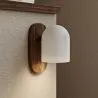 Wandleuchte aus Holz und Metall - Guee image 7