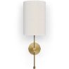 Wandleuchte aus goldenem Metall - Vintage - Heart image 7