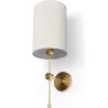 Wandleuchte aus goldenem Metall - Vintage - Heart image 7