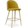 Gepolsterter Hocker aus Stoff - skandinavisches Design - 66cm - Evelyne image 7