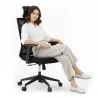  Ergonomischer Bürostuhl mit Rollen und Armlehnen - Pebbles image 7