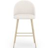 Hocker gepolstert mit Bouclé-Stoff - Skandinavisches Design - 66cm - Evelyne image 7