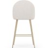 Hocker gepolstert mit Bouclé-Stoff - Skandinavisches Design - 66cm - Evelyne image 7