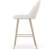 Hocker gepolstert mit Bouclé-Stoff - Skandinavisches Design - 66cm - Evelyne image 7