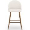 Hocker mit Bouclé-Stoff gepolstert - Skandinavisches Design - 66cm - Evelyne image 7