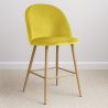 Hocker gepolstert mit Samt - Skandinavisches Design - 66cm - Evelyne image 7