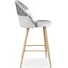 Patchwork-Polsterhocker - Skandinavischer Stil - Schwarz und Weiß - 66cm -  Evelyne image 7