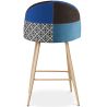 Gepolsterter Hocker im Patchwork-Stil - Skandinavischer Stil - 66cm - Evelyne image 7