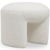 Hocker Gepolstert mit Bouclé-Stoff - Vieire image 7