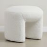Hocker Gepolstert mit Bouclé-Stoff - Vieire image 7