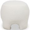 Gepolsterter Hocker - Pouf aus Bouclé-Stoff - Magnolia image 7