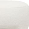 Gepolsterter Hocker - Pouf aus Bouclé-Stoff - Magnolia image 7