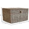 Korb aus Naturfasern mit Deckel - 40x30CM - Baulera image 7