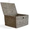 Korb aus Naturfasern mit Deckel - 40x30CM - Baulera image 7