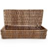 Rattankorb mit Deckel - 26x10CM - Lung image 7