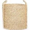 Korb aus Naturfasern mit Griffen - 30x30CM - Taral image 7