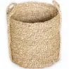 Korb aus Naturfasern mit Griffen - 30x30CM - Taral image 7