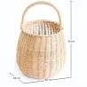 Rattankorb mit Griff - 33x22CM - Vernu image 7