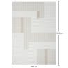 Großer Teppich im Zeitgenössischen Modernen Design - Beige (290x200 cm) - Qara image 7