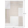 Großer Teppich im Zeitgenössischen Modernen Design - Beige (290x200 cm) - Layra image 7