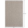 Großer Teppich im zeitgenössischen und modernen Design - Beige (160x230cm) - Deras image 7