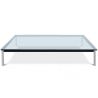 Quadratischer Couchtisch - Glas - 120 cm - Kart image 7