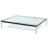 Quadratischer Couchtisch - Glas - 120 cm - Kart image 7