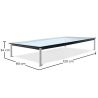 Quadratischer Couchtisch - Glas - 120 cm - Kart image 7