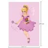 Großer Kinderteppich mit Feen-Design - Rosa (290x200 cm) - Oya image 7