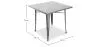 Quadratischer Esstisch im Industriedesign - Stylix image 7