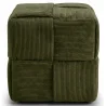 Quadratischer Pouf mit Kord-Bezug - Modernes Design - Cube image 7
