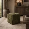 Quadratischer Pouf mit Kord-Bezug - Modernes Design - Cube image 7