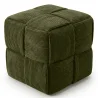 Quadratischer Pouf mit Kord-Bezug - Modernes Design - Cube image 7