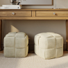 Quadratischer Pouf mit Kord-Bezug - Modernes Design - Cube image 7