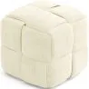 Quadratischer Pouf mit Kord-Bezug - Modernes Design - Cube image 7