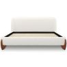 Doppelbett 160x200 CM - Gepolstert in Bouclé Stoff - Dream image 7