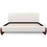 Doppelbett 160x200 CM - Gepolstert in Bouclé Stoff - Dream image 7