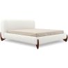 Doppelbett 160x200 CM - Gepolstert in Bouclé Stoff - Dream image 7