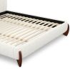 Doppelbett 160x200 CM - Gepolstert in Bouclé Stoff - Dream image 7