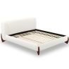 Doppelbett 160x200 CM - Gepolstert in Bouclé Stoff - Dream image 7