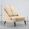 Samtgepolsterter Sessel - Skandinavischer Stil - Velvet Lounge image 7